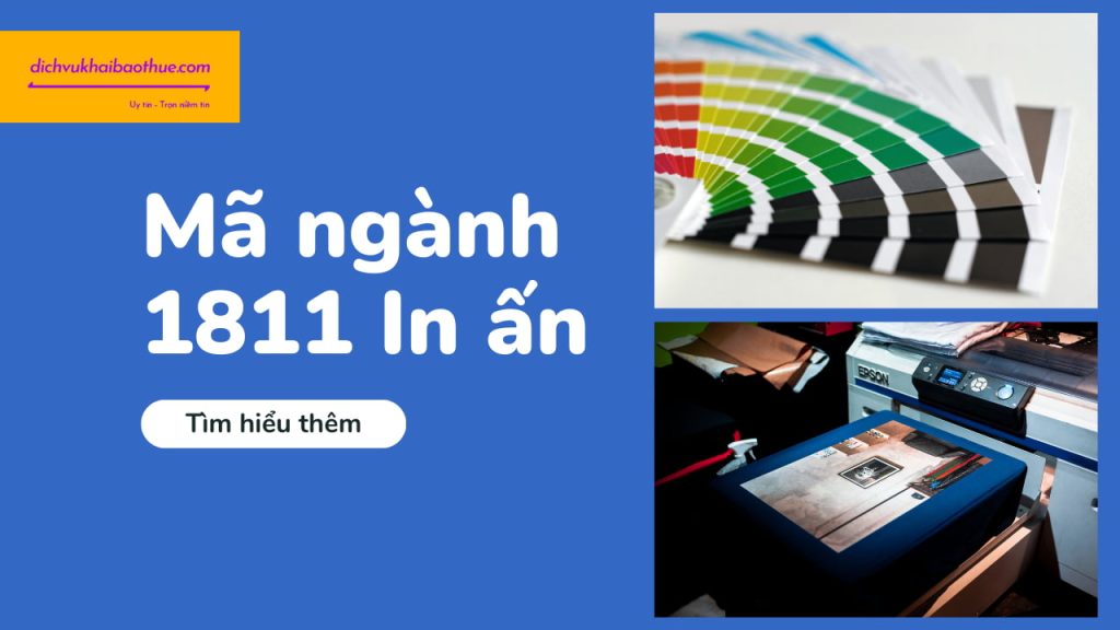 Mã ngành kinh doanh In ấn
