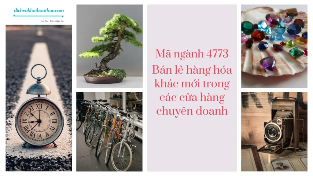 Mã ngành 4773 Bán lẻ hàng hóa khác mới trong các cửa hàng chuyên doanh