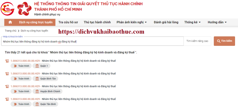Hướng dẫn đăng ký hộ kinh doanh cá thể online HCM
