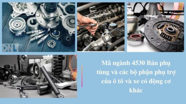 Mã ngành 4530 Bán phụ tùng và các bộ phận phụ trợ của ô tô và xe có động cơ khác Ma-nganh-4530-Ban-phu-tung-va-cac-bo-phan-phu-tro-cua-o-to-va-xe-co-dong-co-khac-1024x576